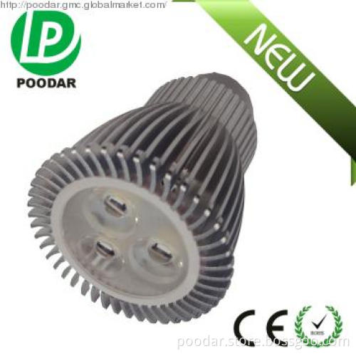 6w high power gu10 led bulbs dimmable 45degree 400lm bridgelux leds